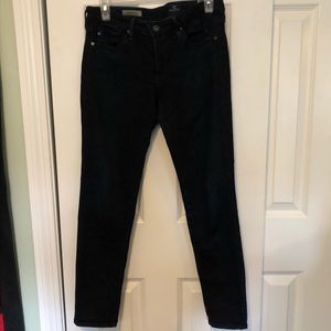 Anthropologie AG Stevie ankle denim in dark rinse